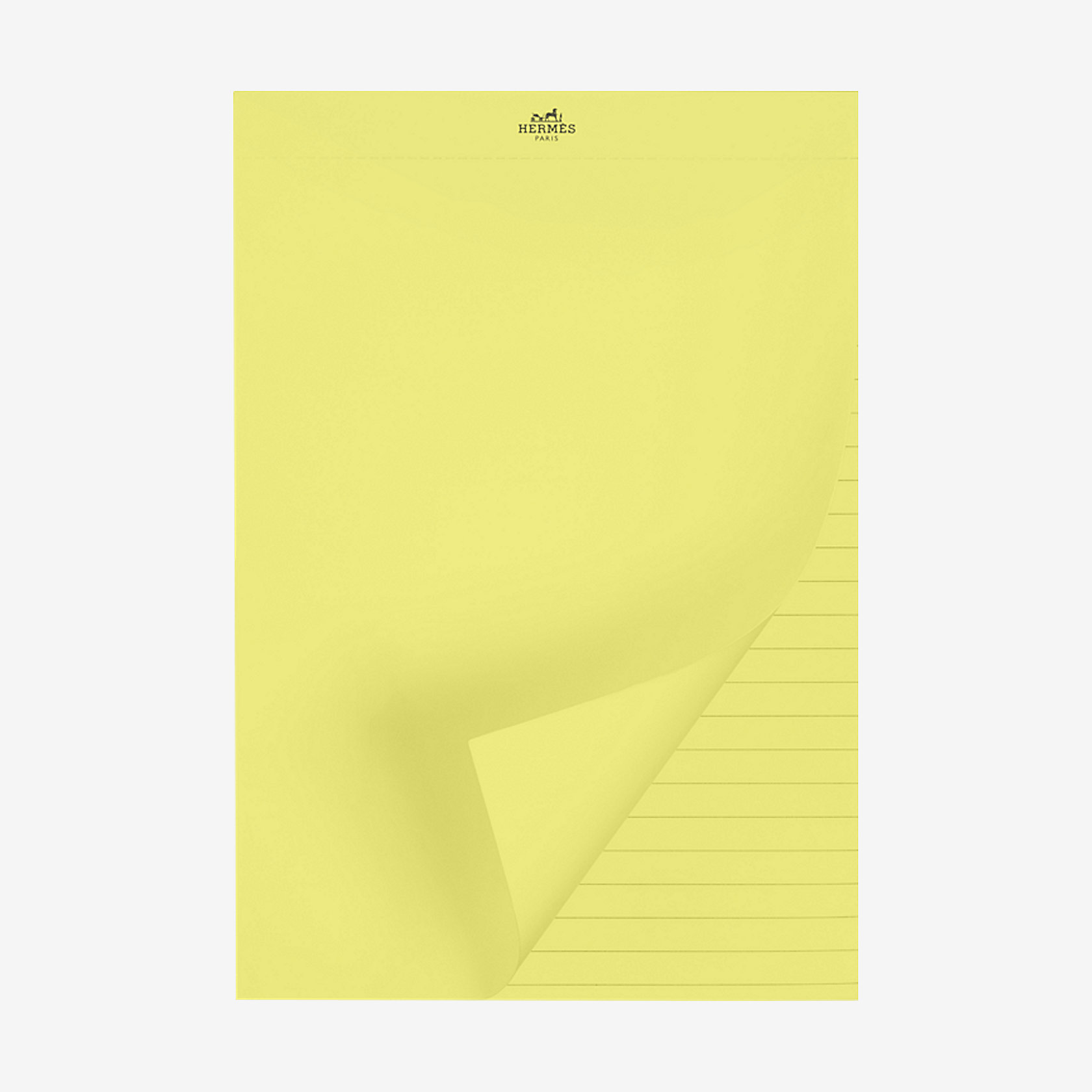 Yellow Pad notepad refill, small model Hermès